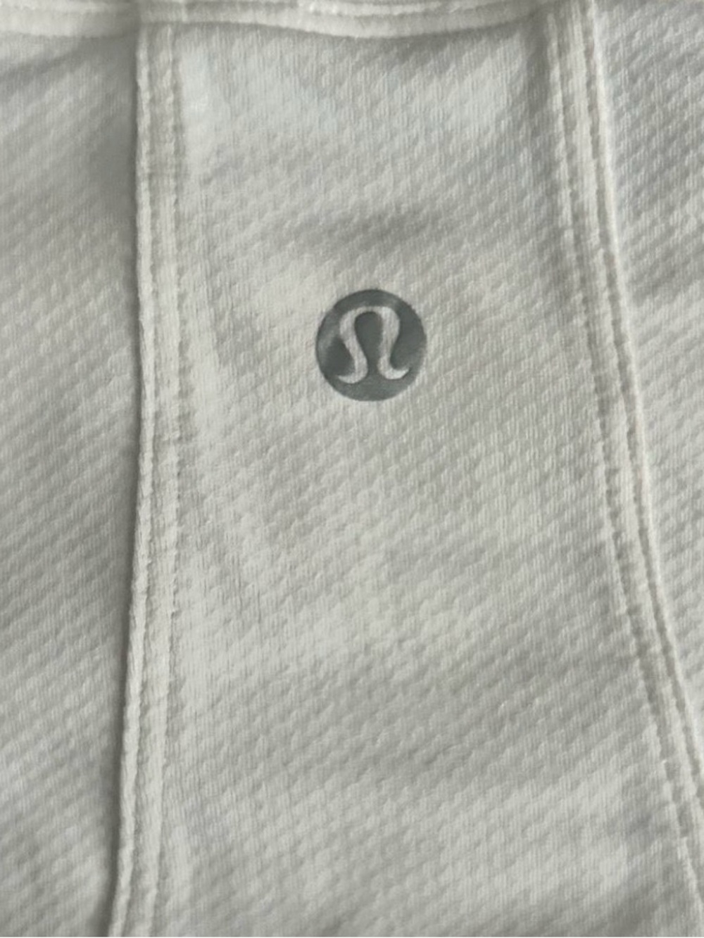 lululemon White Athletic Logo Tee - Picture 2 of 4